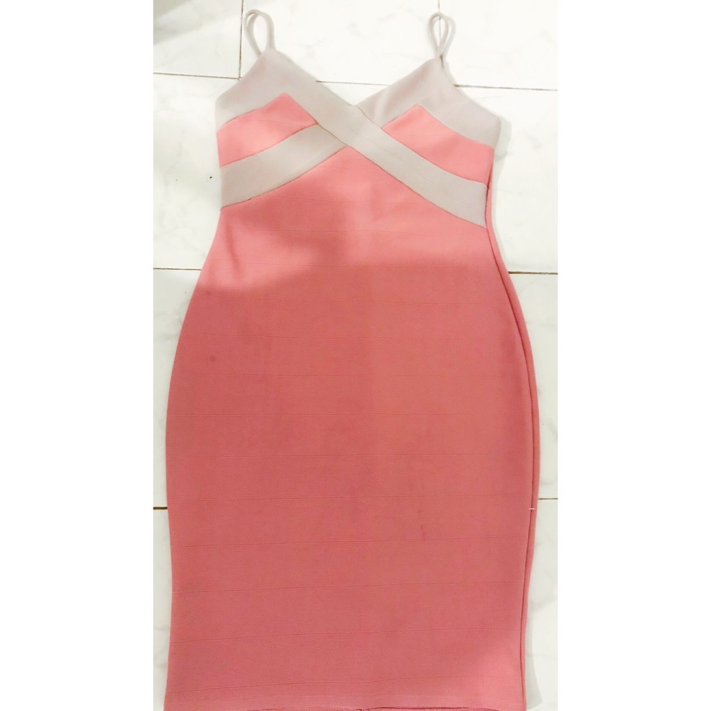 Midaxi Pink/nude dress